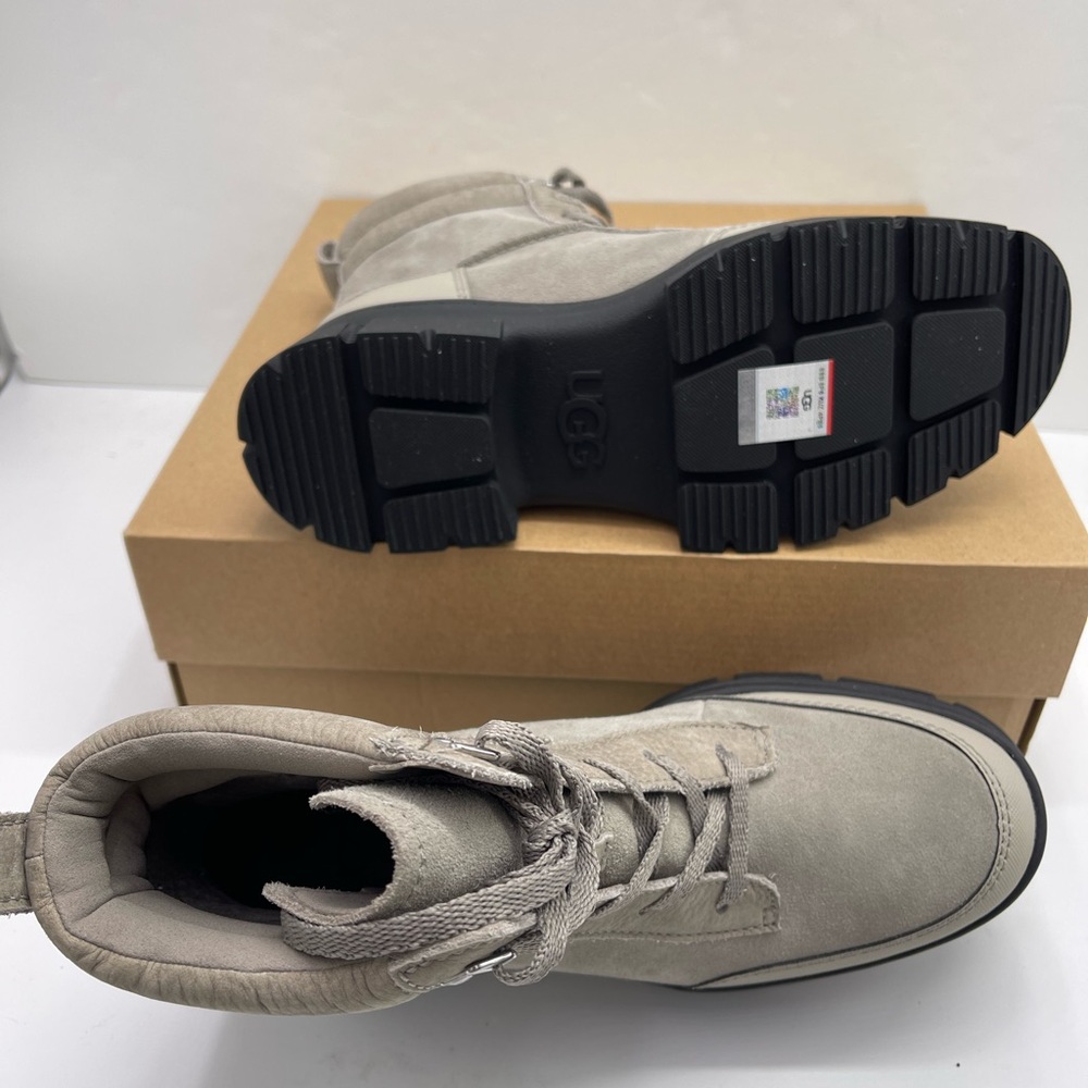 UGG WMNS Lace-Up 
W ASHTON WEATHERIZED LACE UP Cobble Grey - Kicks Machine Boots - Picture 3 of 16